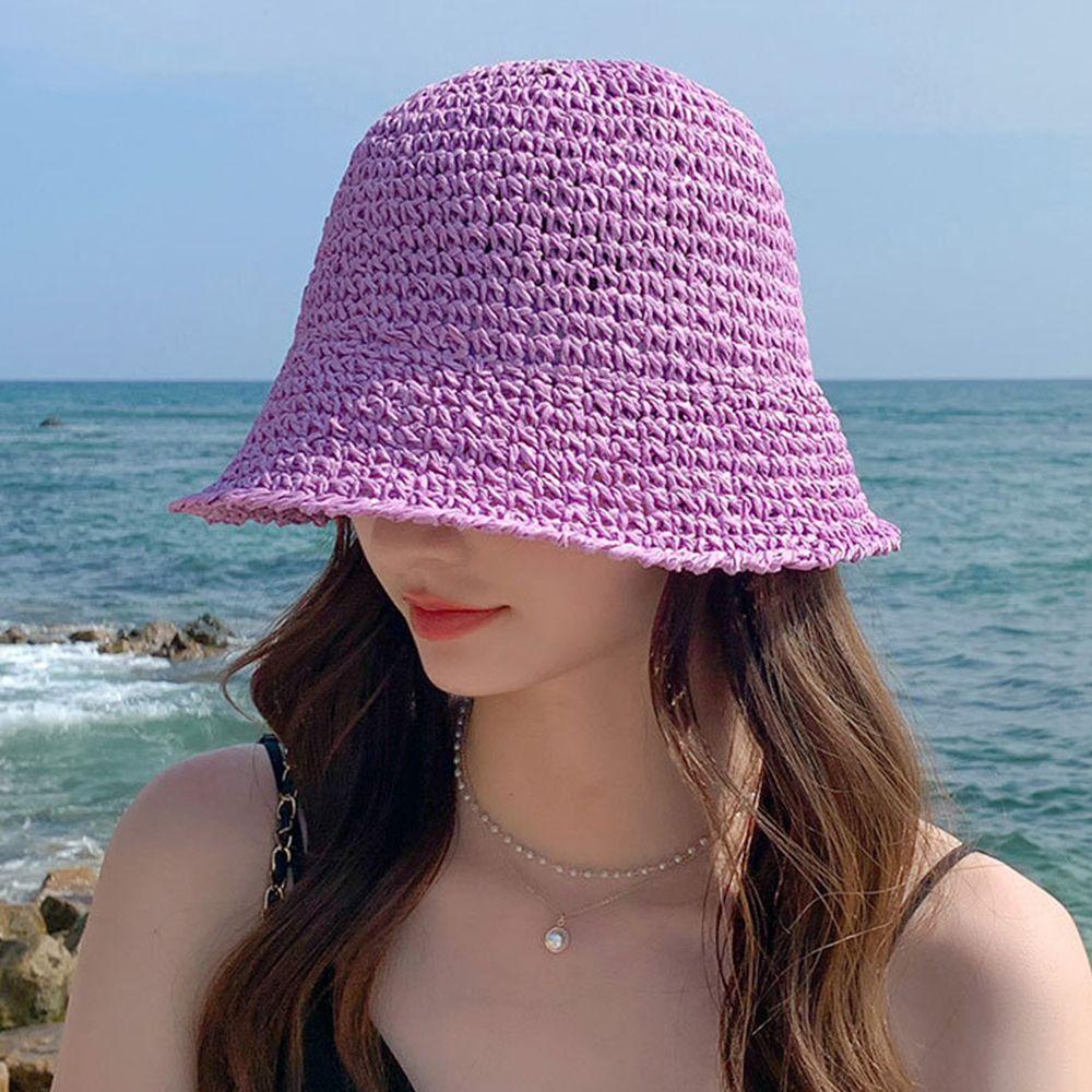 Mũ Lưỡi Trai Màu Sắc Đơn Giản Chống Tia UV Phong Cách Hàn Quốc WMES15H Cho Nữ