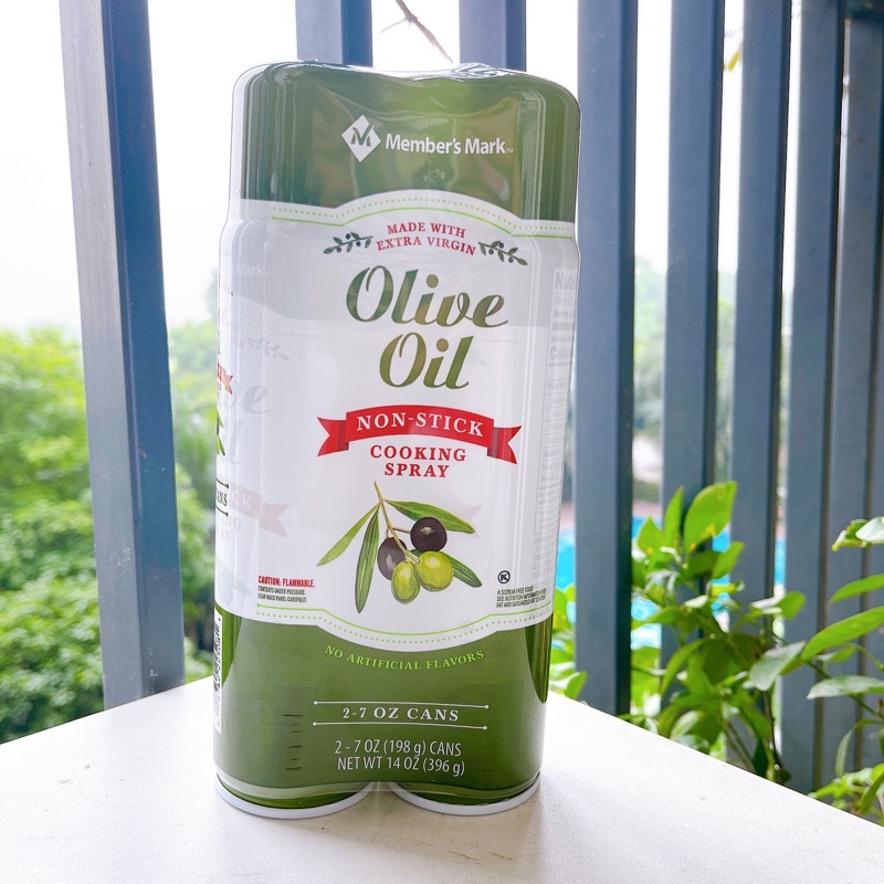 Dầu ăn kiêng Olive dạng xịt 0calo Members mark ( ăn kiêng, eat clean , keto, das , gymer , tiểu đường )
