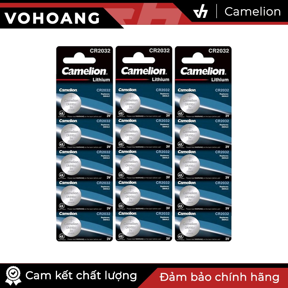 15 Pin Camelion 2032 sử dụng remote, đèn pin, đồng hồ, đồ chơi…