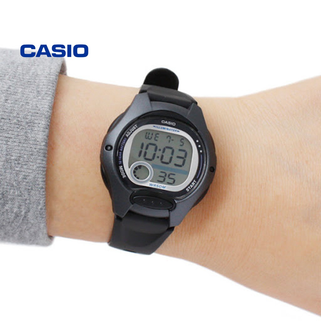 Đồng hồ trẻ em CASIO LW-200-1BVDF chính hãng - Bảo hành 1 năm, Thay pin miễn phí trọn