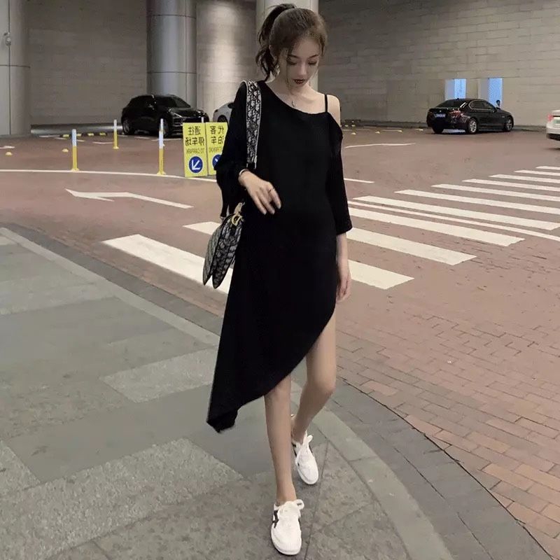 Đầm Nữ Dài Tay Lỡ Quyến Rũ Size Lớn / 37-100kg