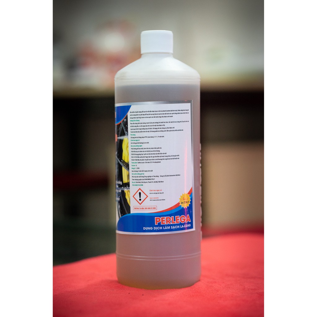 DUNG DỊCH TẨY Ố LAZĂNG VÀ Ố KÍNH Ô TÔ PERLEGA EKOKEMIKA ITAY - 1L