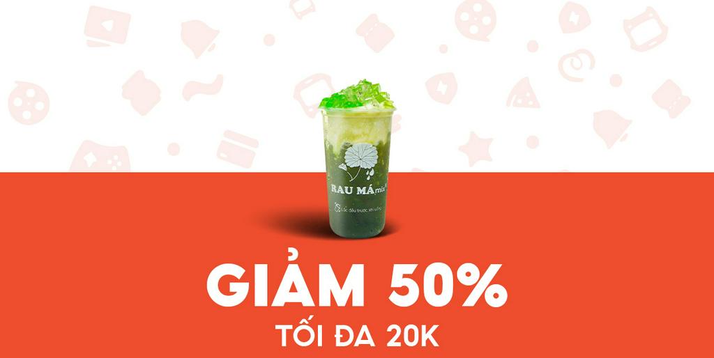 - Rau Má Mix - Giảm 20K Combo 7