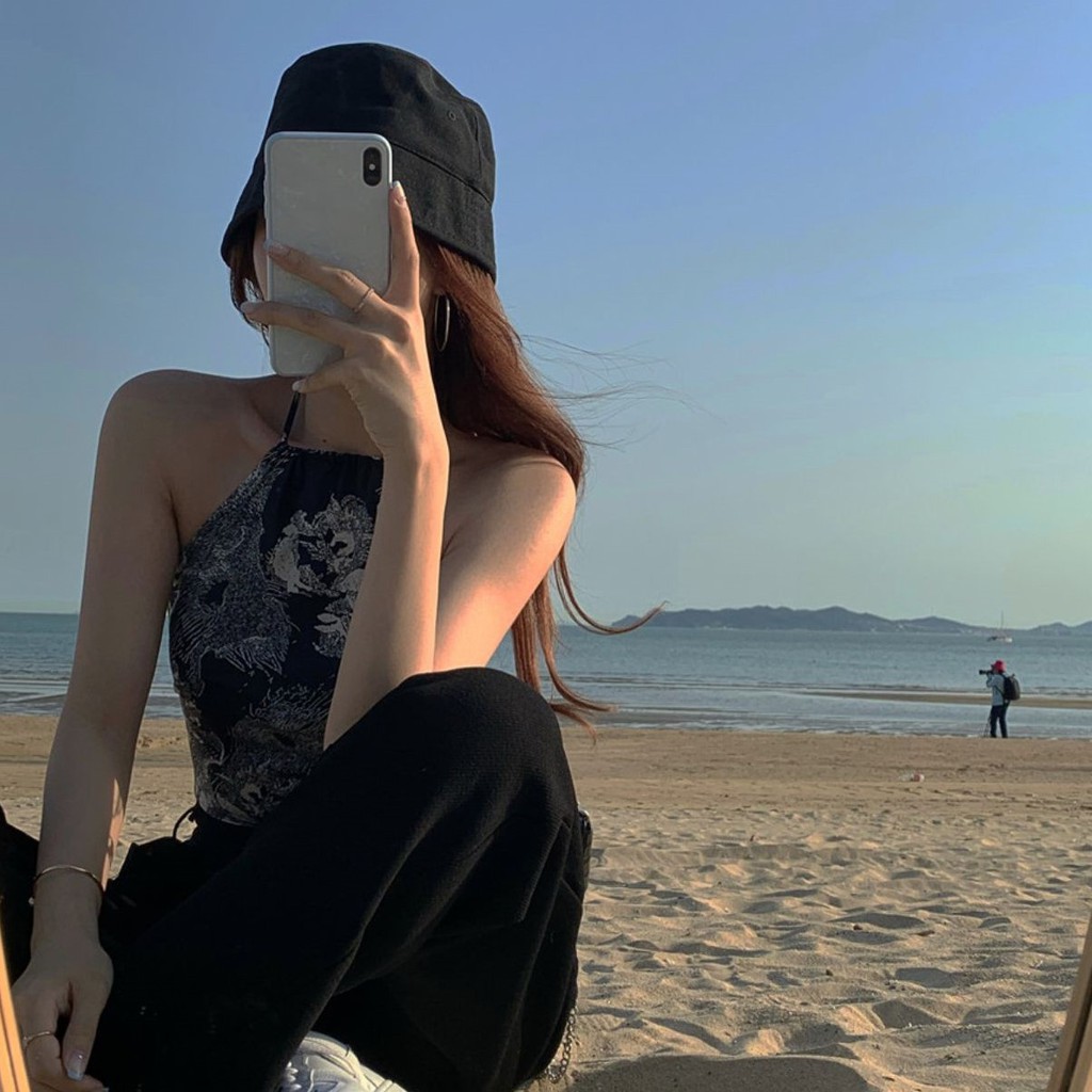 [SẴN] Áo yếm hai dây kiểu Ulzzang Quảng Châu ASB8