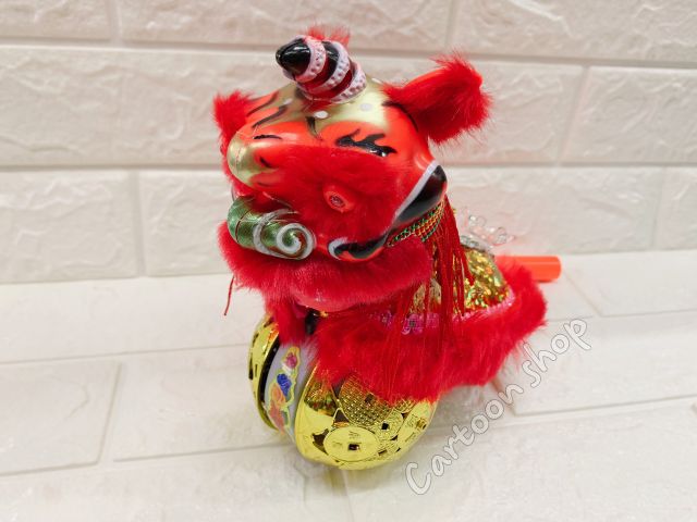 Lồng đèn trung thu Lân sẵn pin 25×18 đồ chơi trung thu