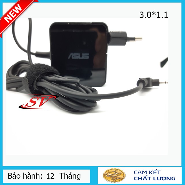 [SẠC ZIN] Sạc laptop asus 2,37 chân nokia - kích thước 3.0*1.1