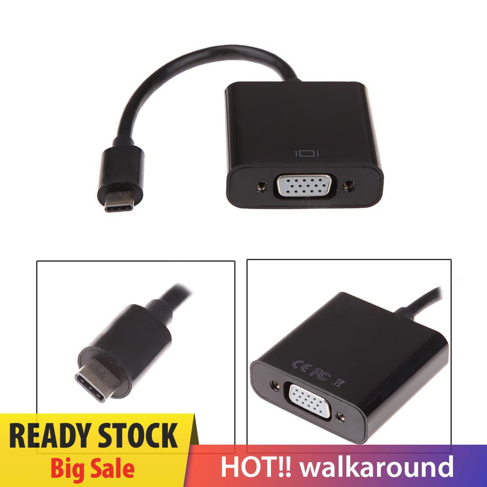 Đầu Chuyển Đổi Usb 3.1 Type C Sang Vga 1080p Cho Macbook 12 " | BigBuy360 - bigbuy360.vn