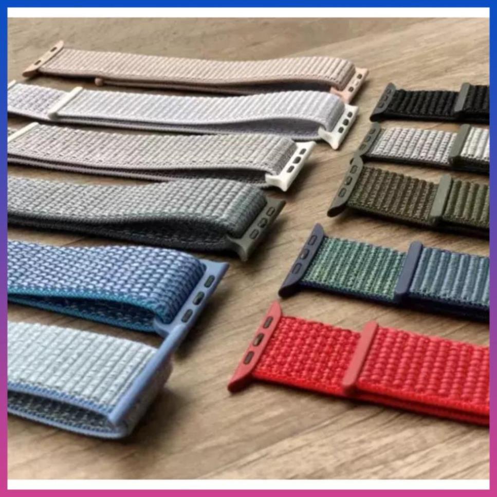💞Hàng Cao Cấp💞 Dây vải Sport Loop nylon cho Apple Watch đồng hồ iWatch Series 1/2/3/4/5/6/ SE size 38/40/42/44