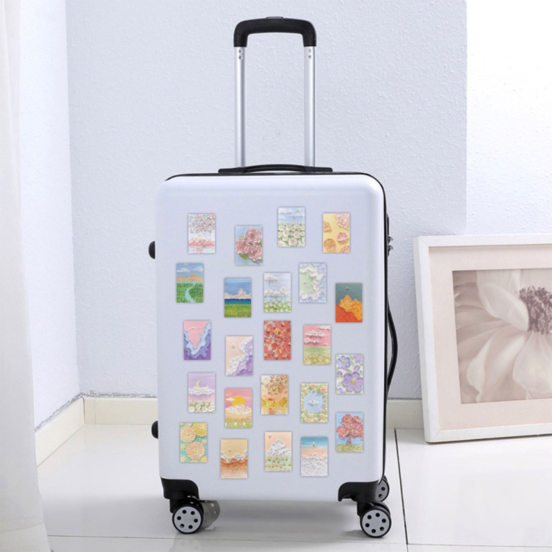 Bộ 50 Miếng Dán Trang Trí Tường Graffiti Chống Thấm Nước DIY