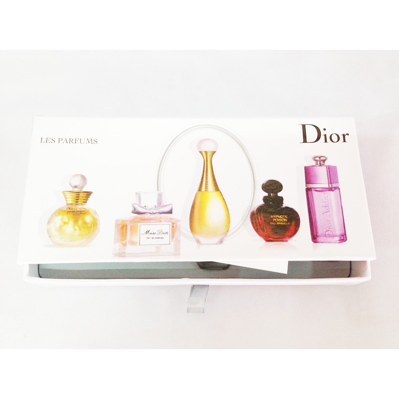 Nước hoa nữ Dior Les Parfums bộ 5 chai Chính Hãng thơm lâu mini lưu hương lâu phai thơm dịu nhẹ cuốn hút La La Cosmetic | Thế Giới Skin Care