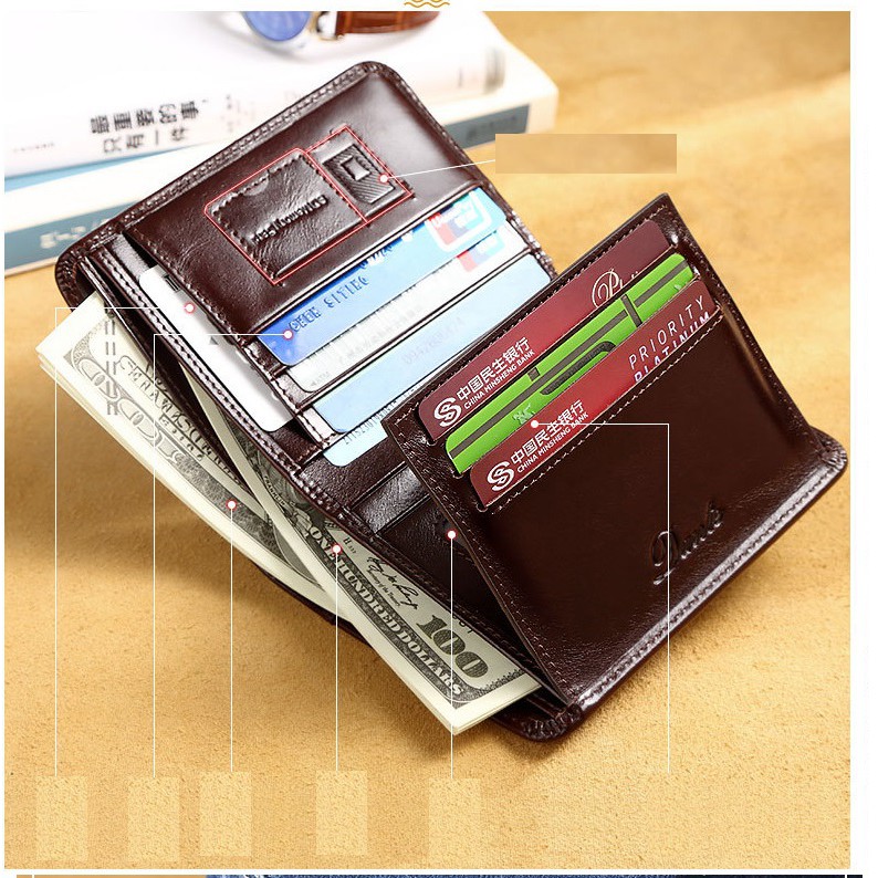 Ví da nam Dante da bò cao cấp