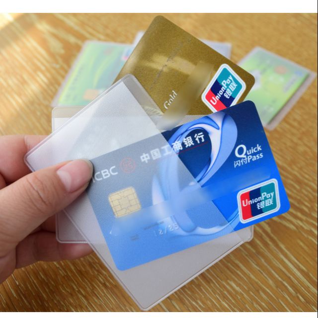 Bao nhựa bảo vệ thẻ ATM , THẺ CĂN CƯỚC , BẰNG LÁI XE hàng chuẩn loại 1