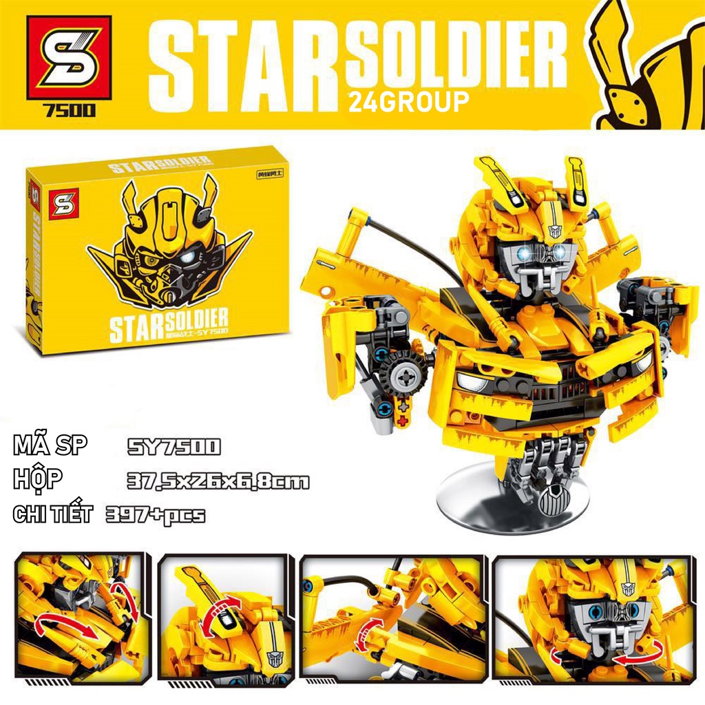 Mô hình Đồ chơi Lắp ráp lego MOC gundam mecha BANAGHER LINKS SEABOOK ARNO ghép SY 7510 7511 7512 Technic star soldier