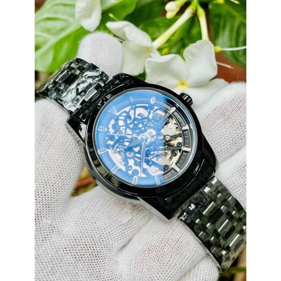 (Mẫu Mới) Đồng hồ nam tevise chính hãng t9005e cơ lộ máy cao cấp đủ màu dây thép đúc (tặng kèm hộp) | BigBuy360 - bigbuy360.vn