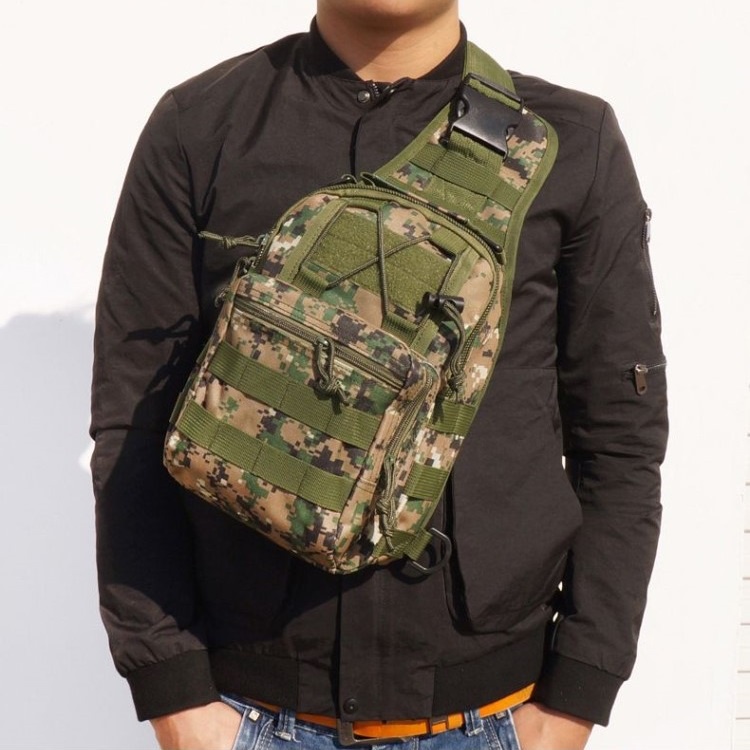 Túi Đeo Chéo Nam Nữ Phong Cách Quân Đội, Túi Đeo Chéo ARMY Vải Bố Dày Bền Chống Trầy Xước