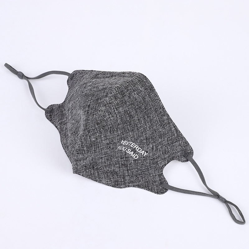Khẩu Trang cotton 3 Lớp Chống Bụi Thoáng Khí Có Thể Giặt Tái Sử Dụng