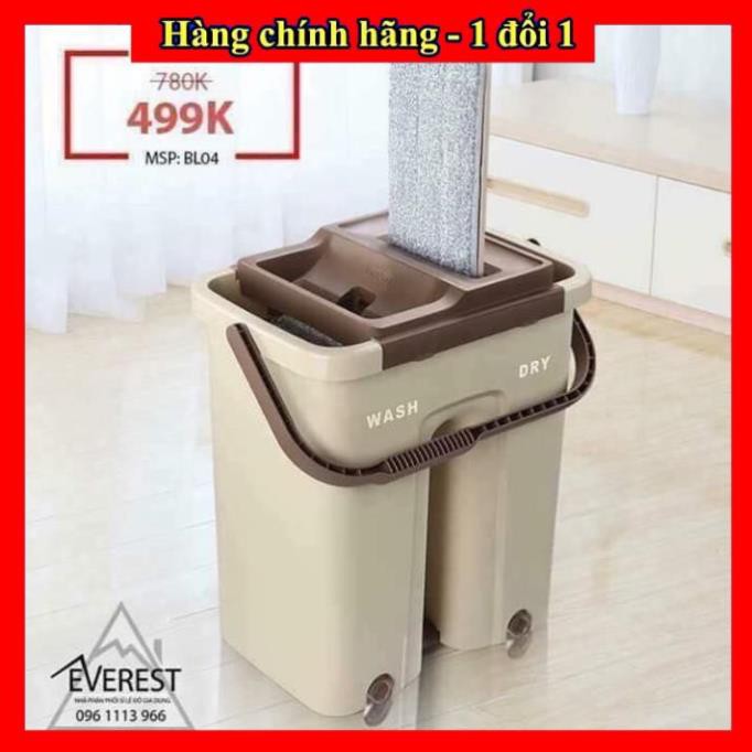 [Top sale] - Bộ chổi lau nhà kèm thùng Spin mop cao cấp, vô cùng tiện lợi và đẳng cấp,Bảo hành 1 đổi 1