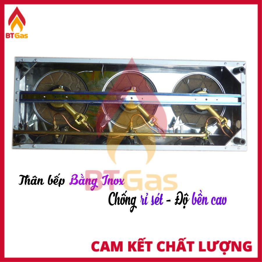 BẾP GAS BÁN CÔNG NGHIỆP KHÈ SOGO 3 LÒ GT-208S3