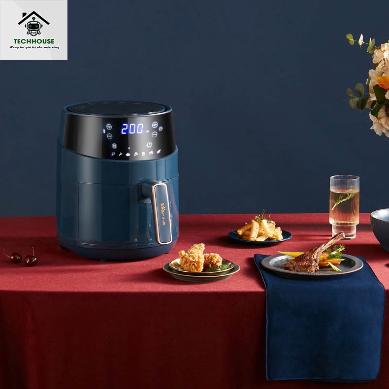 NỒI CHIÊN KHÔNG DẦU BEAR QZG-A15T2 TỰ ĐỘNG DUNG TÍCH 4.6L CHÍNH HÃNG