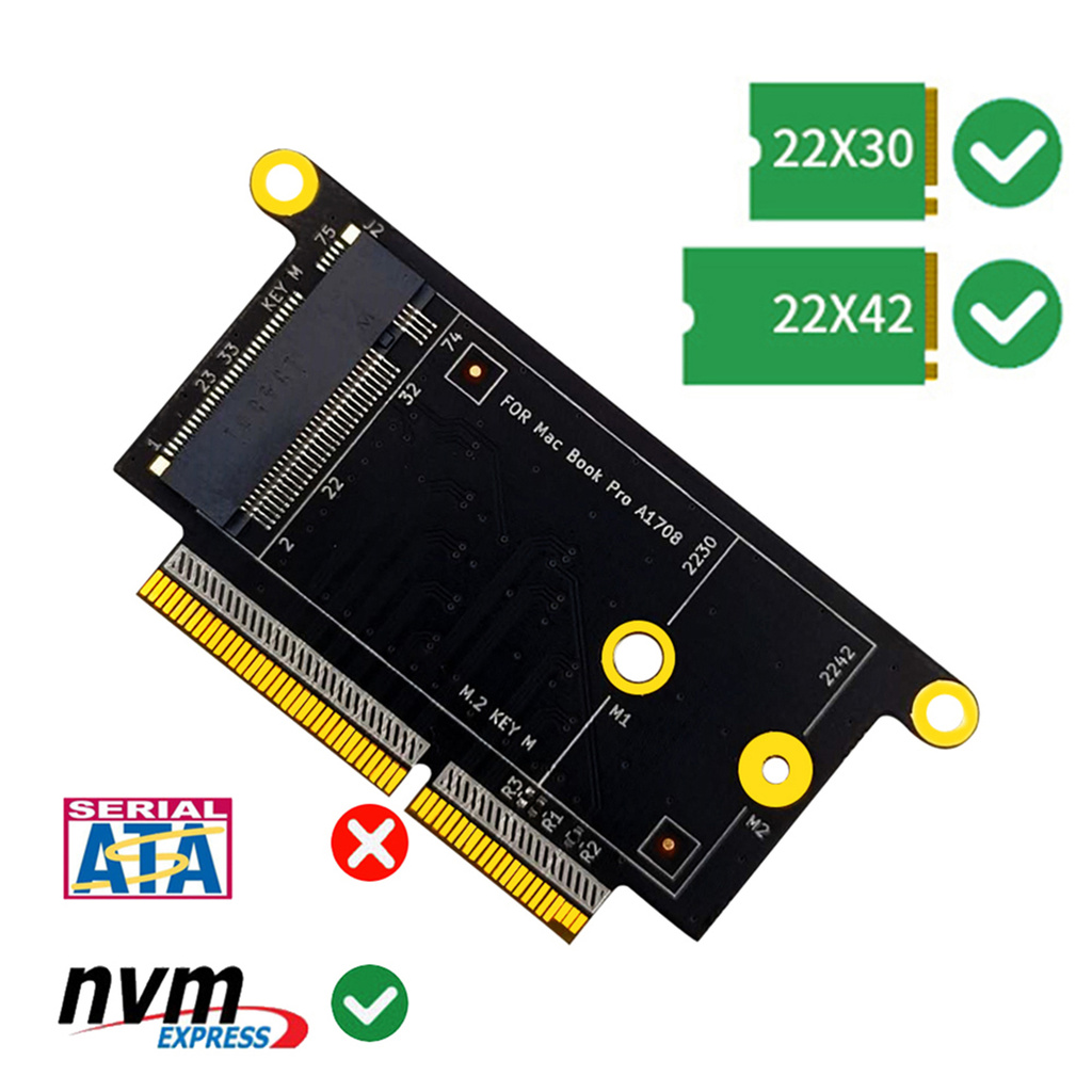 Thẻ Chuyển Đổi Pcb M.2 Nvme Ssd Cho Macbook Pro A1708 | BigBuy360 - bigbuy360.vn