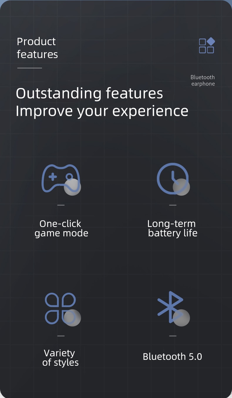 Tai Nghe Nhét Tai Bluetooth 5.0 Xumu J58 Tws Kèm Hộp Sạc