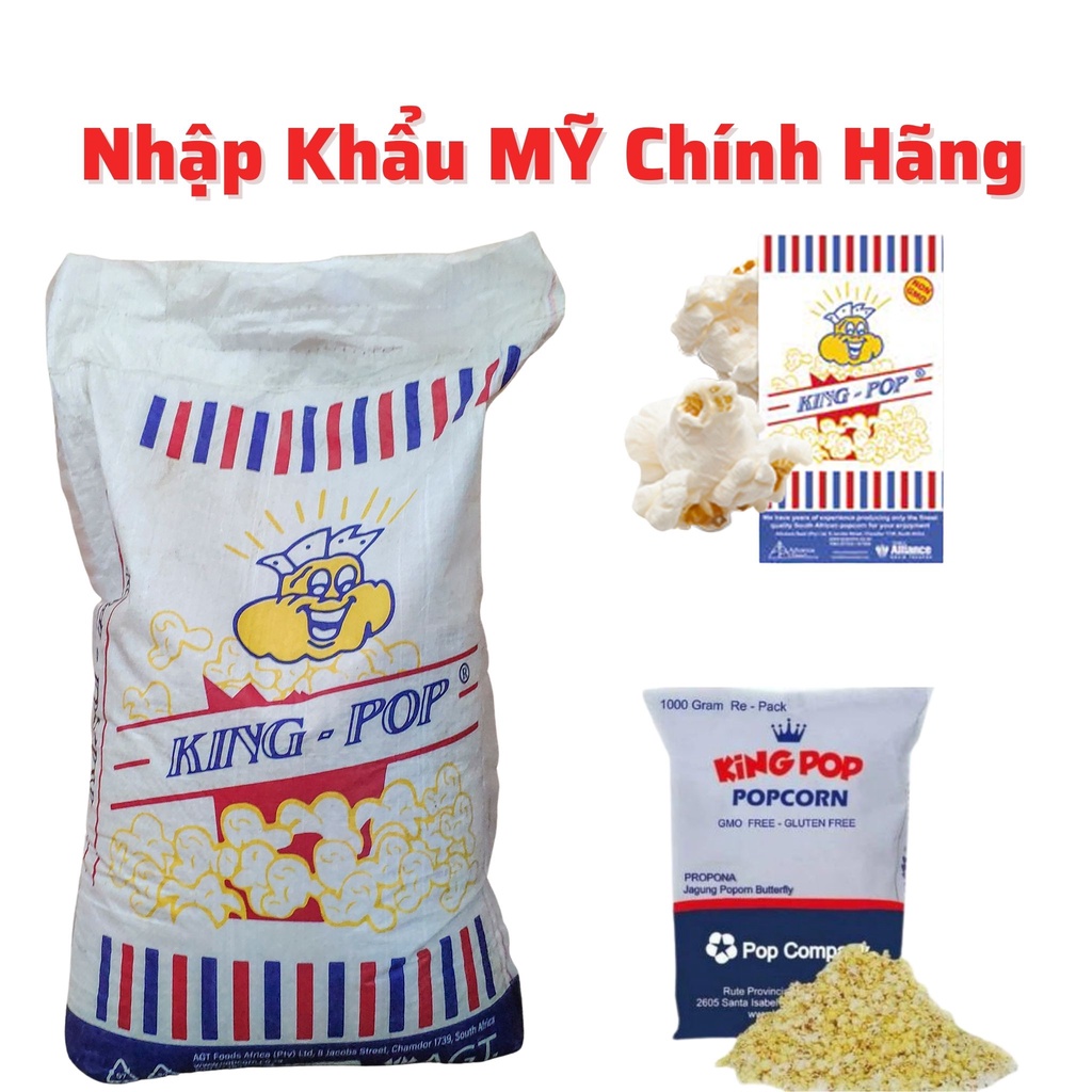 Ngô nổ𝑭𝒓𝒆𝒆𝑺𝒉𝒊𝒑Bắp Mỹ Chuyên Làm Bắp Rang Bơ ,Bỏng Ngô tại nhà siêu thơm ngon,nhập khẩu KingPop Mỹ