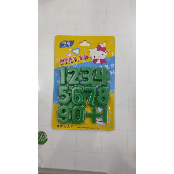 Bộ nam châm chữ và số dành cho bé học tập tại nhà