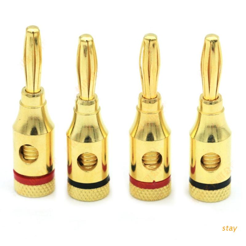 Bộ 4 Phích Cắm Loa Mạ Vàng Chất Lượng Cao
