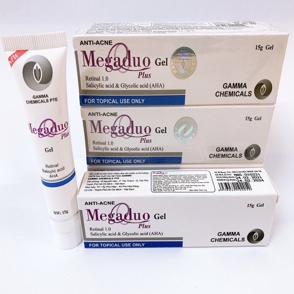 Megaduo Gel / Plus - Mụn Trứng Cá, Mụn Ẩn, Thâm Mụn -15g