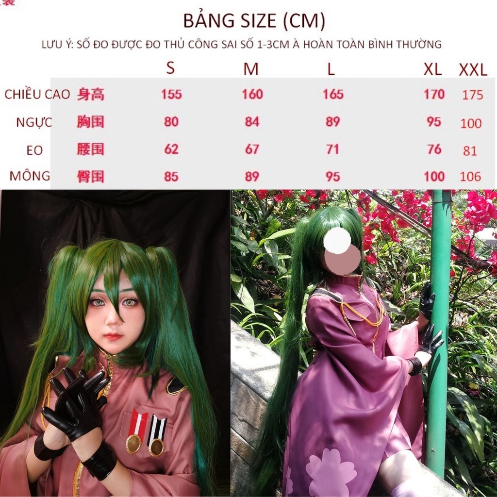 Trang phục đồ cosplay Miku Hatsune Senbonzakura Vocaloid
