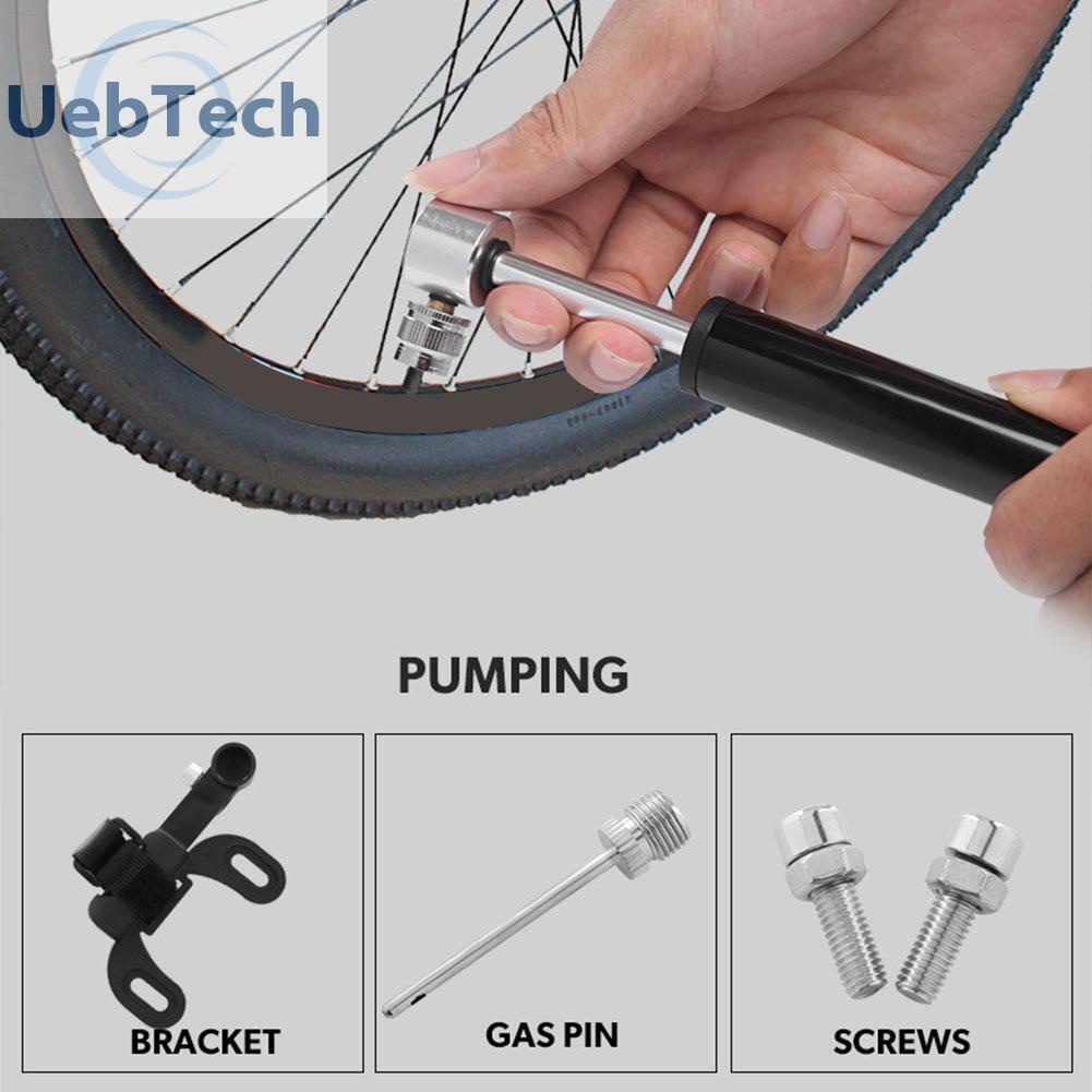 Bơm Xe Đạp Mini Cầm Tay Bằng Hợp Kim Nhôm Uebtech