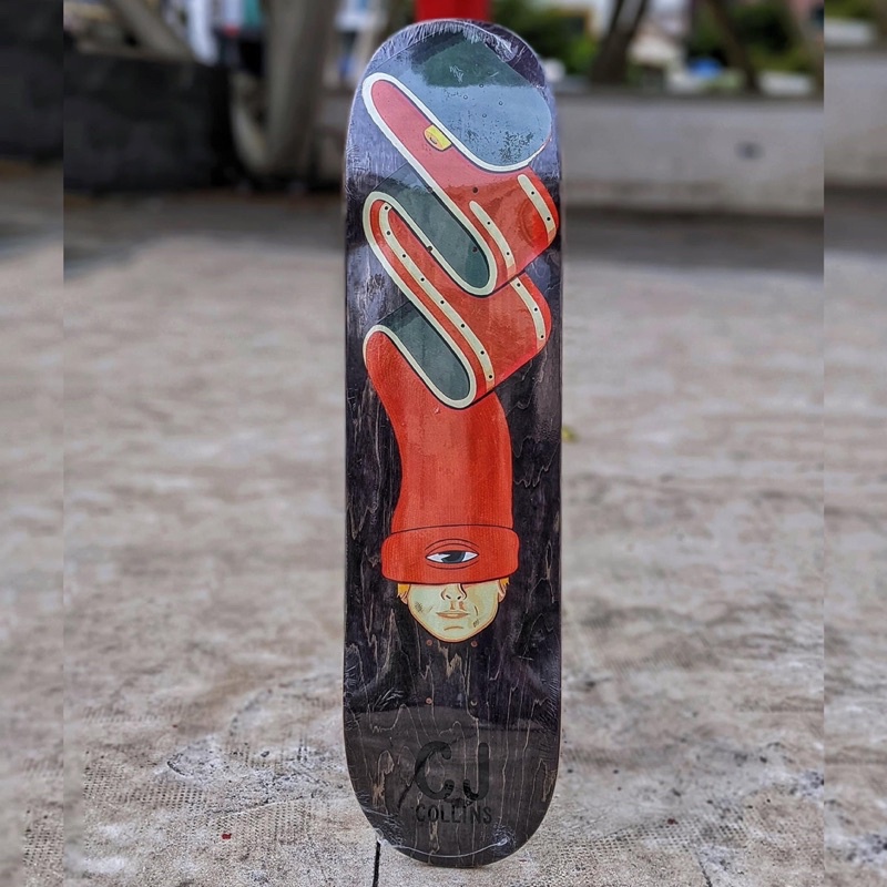 Mặt Ván Trượt Skateboard Cao Cấp Mỹ - TOY MACHINE COLLINS SKATE BEANIE DECK 8.0