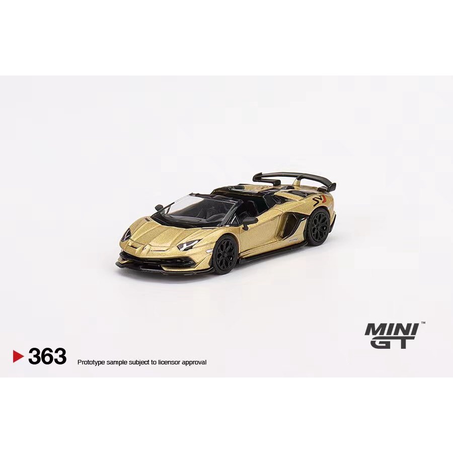 Mô Hình Xe Ô Tô Lamborghini Aventador SVJ Roadster Oro Elios Tỉ Lệ 1: 64 Cao Cấp