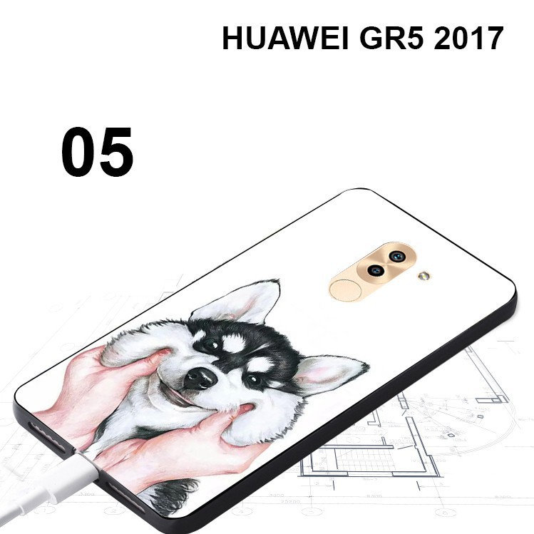 Ốp lưng silicon in hình Huawei Gr5 2017 . ...