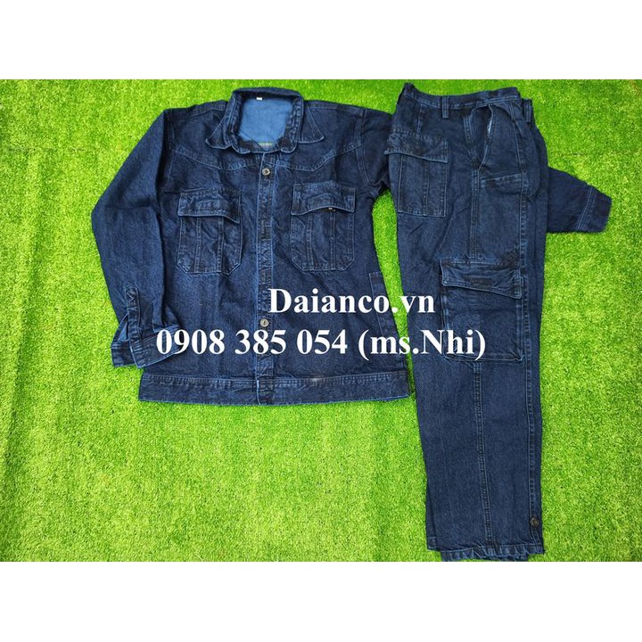 Đồng phục Điện lực vải Jean tốt dày dặn- Hình thật