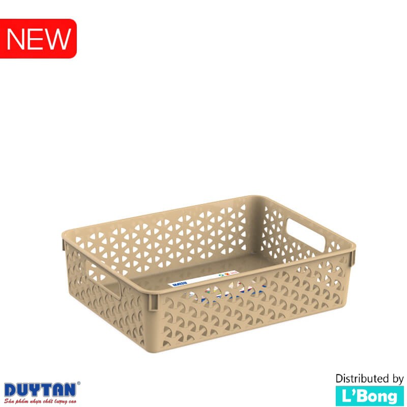 Rổ chữ nhật đan 2T1 (21 cm) Duy Tân