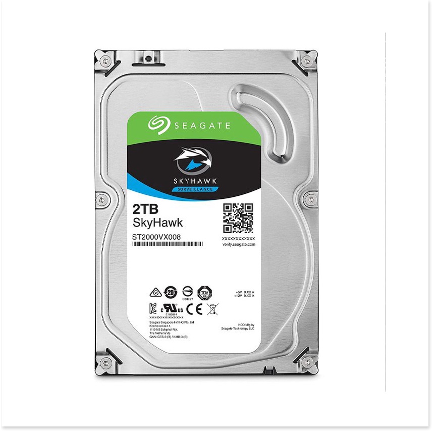 🔜 Ổ Cứng HDD Seagate SkyHawk 2TB 3.5 inch Dùng Cho Camera Karaoke Máy tính