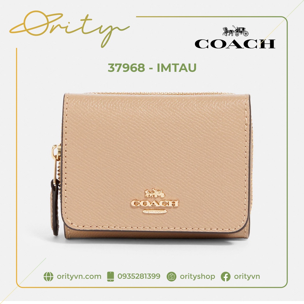 Túi xách / Bóp / Ví hàng hiệu COACH - Small Trifold Wallet 37968
