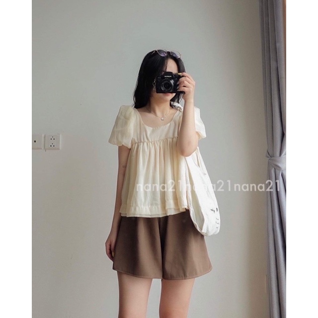 Set áo quần babydoll voan Nana21/Nanastore21