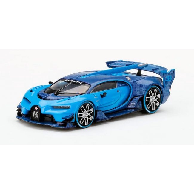 Xe mô hình MINI GT Bugatti Vision Gran Turismo Light Blue 1:64