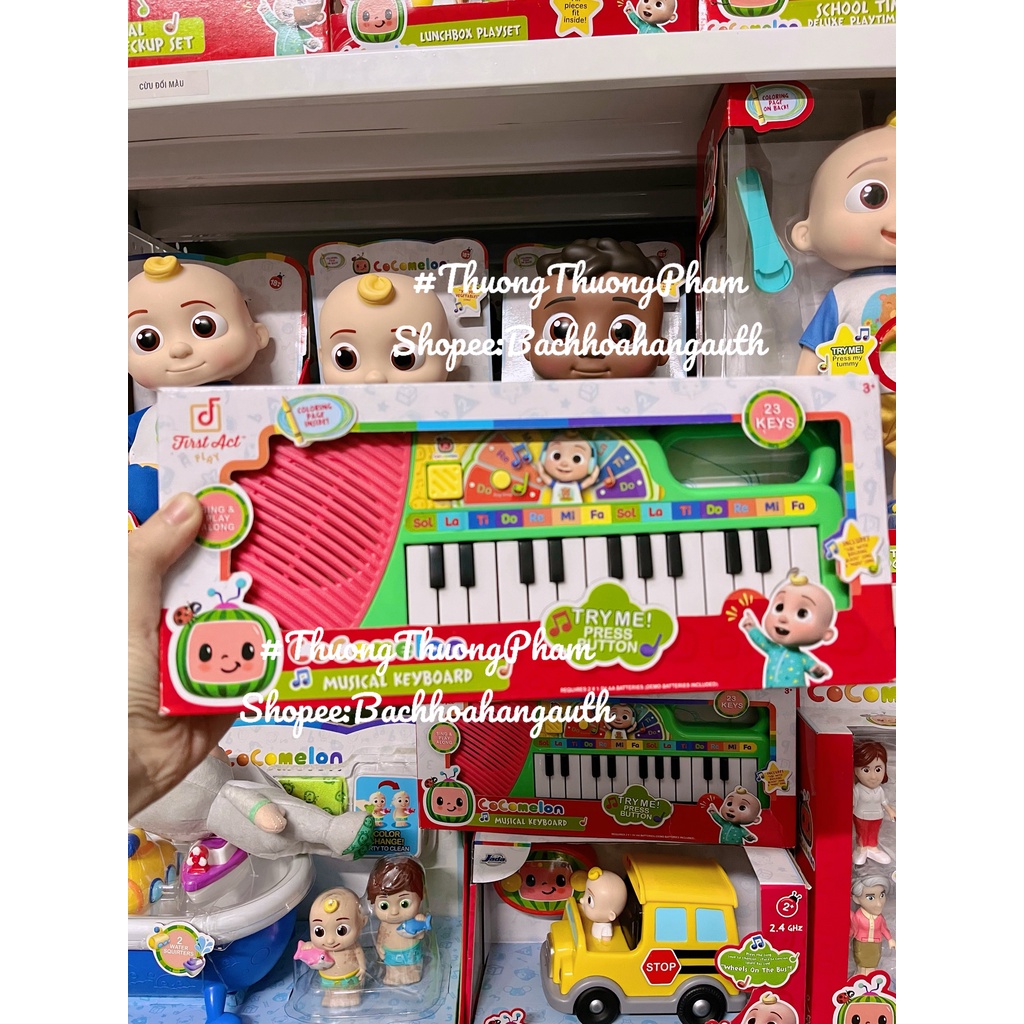 Đồ chơi đàn piano Cocomelon phát nhạc Musical Keyboard