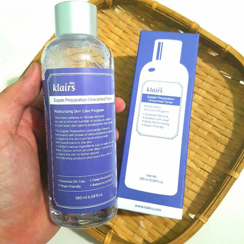 Nước Hoa Hồng Klairs Supple Preparation Unscented Toner 180ml | BigBuy360 - bigbuy360.vn
