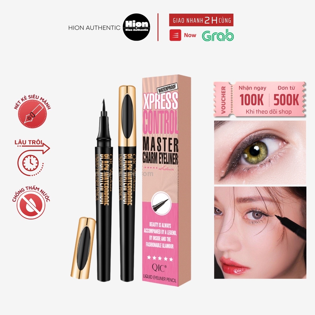 Bút kẻ mắt nước nội địa Trung Quốc   tiện dụng EYELINER không  trôi lem suốt 24h của QICMACDU