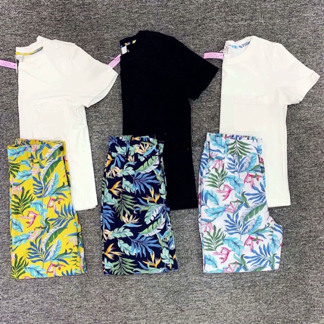 Bộ cotton quần tơ đũi