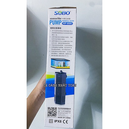 LỌC ĐỨNG BỂ CÁ SOBO WP 808C 15W