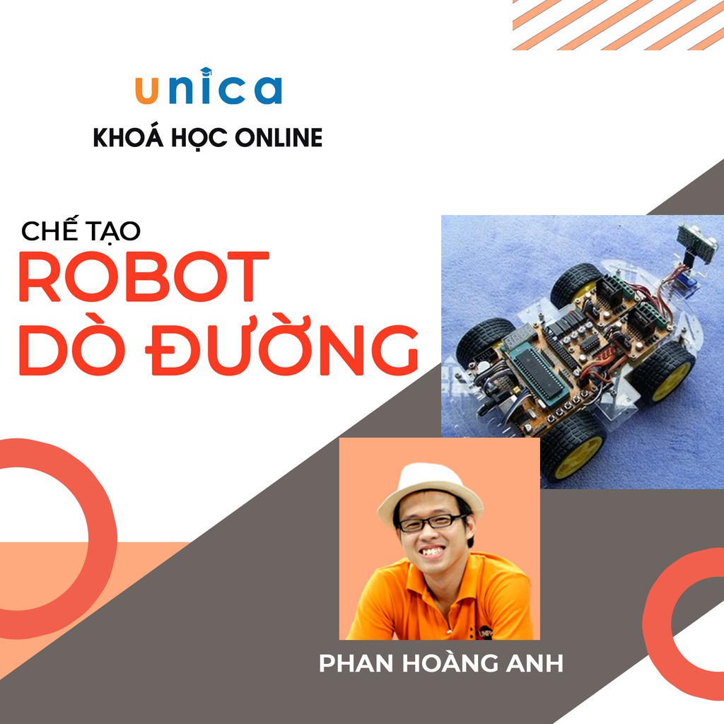 Toàn quốc- [E-voucher] FULL khóa học CNTT - Chế tạo Robot dò đường UNICA.VN