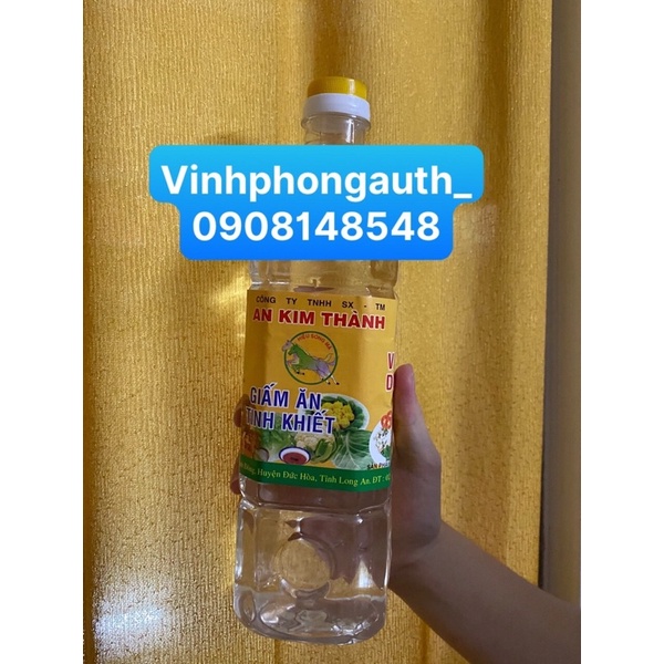 Giấm ăn tinh khiết an kim thành 900ml