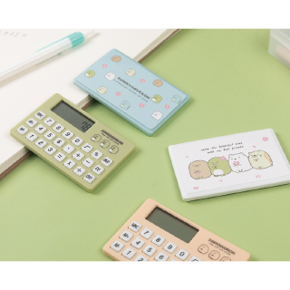 ⭐Móc Khóa Hình Động Vật Dễ Thương⭐Máy Tính Mini Sumikkogurashi Sử Dụng Năng Lượng Mặt Trời Tiện Lợi