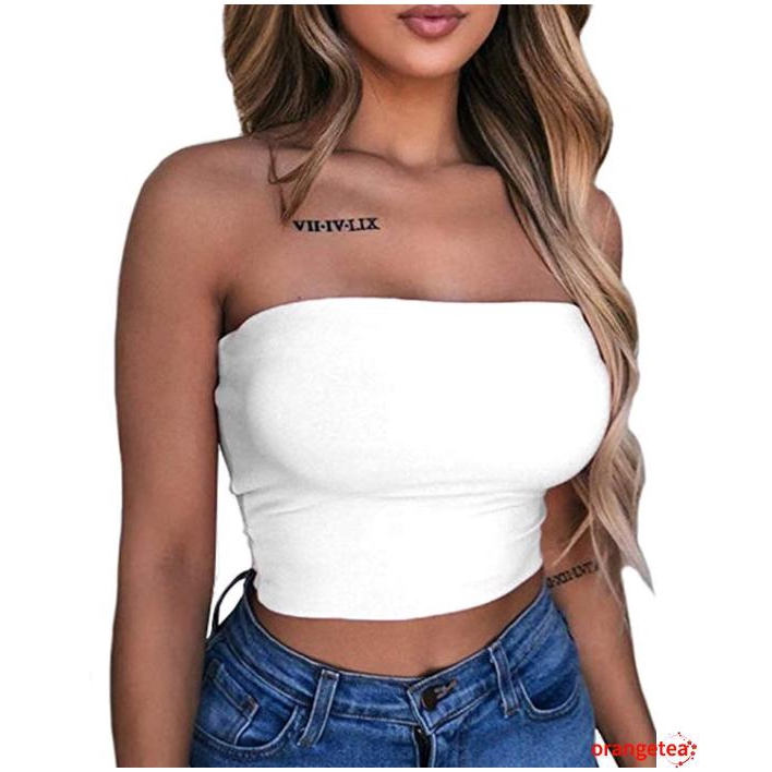 Áo Croptop Hở Vai Thiết Kế Quyến Rũ Cho Nữ