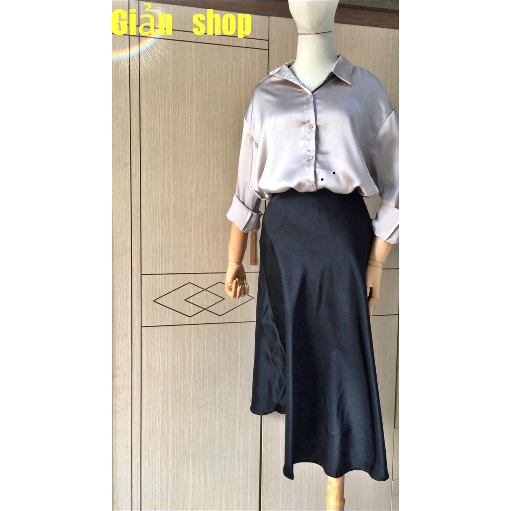 [Mẫu mới] ÁO SƠ MI LỤA FORM RỘNG CÀI NÚT | BigBuy360 - bigbuy360.vn